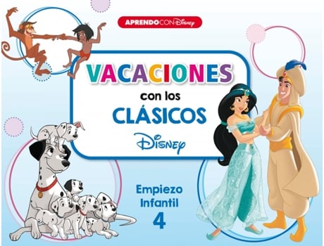 Livro Vacaciones Con Los Clásicos Disney Empiezo Infantil 4 de Disney (Espanhol)