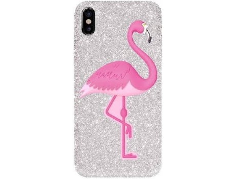 3D Case iPhone X-XS (flamingo)