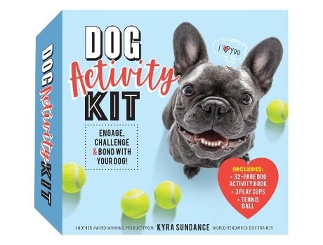 Livro dog activity kit de kyra sundance (inglês)