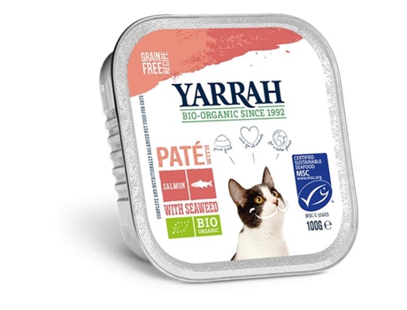 Yarrah Patê para gatos com salmão Bio Yarrah 100 g