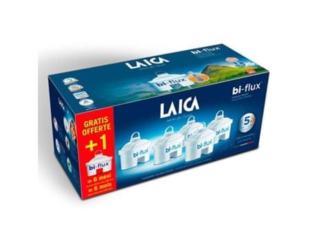 Laica Bi-flux Pack 6 Filtros para Jarros de Filtro Laica