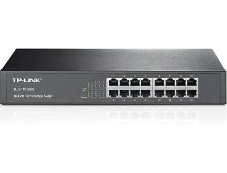 Switch TP-LINK TL-SF1016DS (16 Portas Fast Ethernet - 100 Mbps)