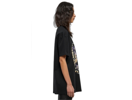 T-Shirt de Mulher DAYS BEYOND Oversized Boyfriend Enjoy The Preto (XL)