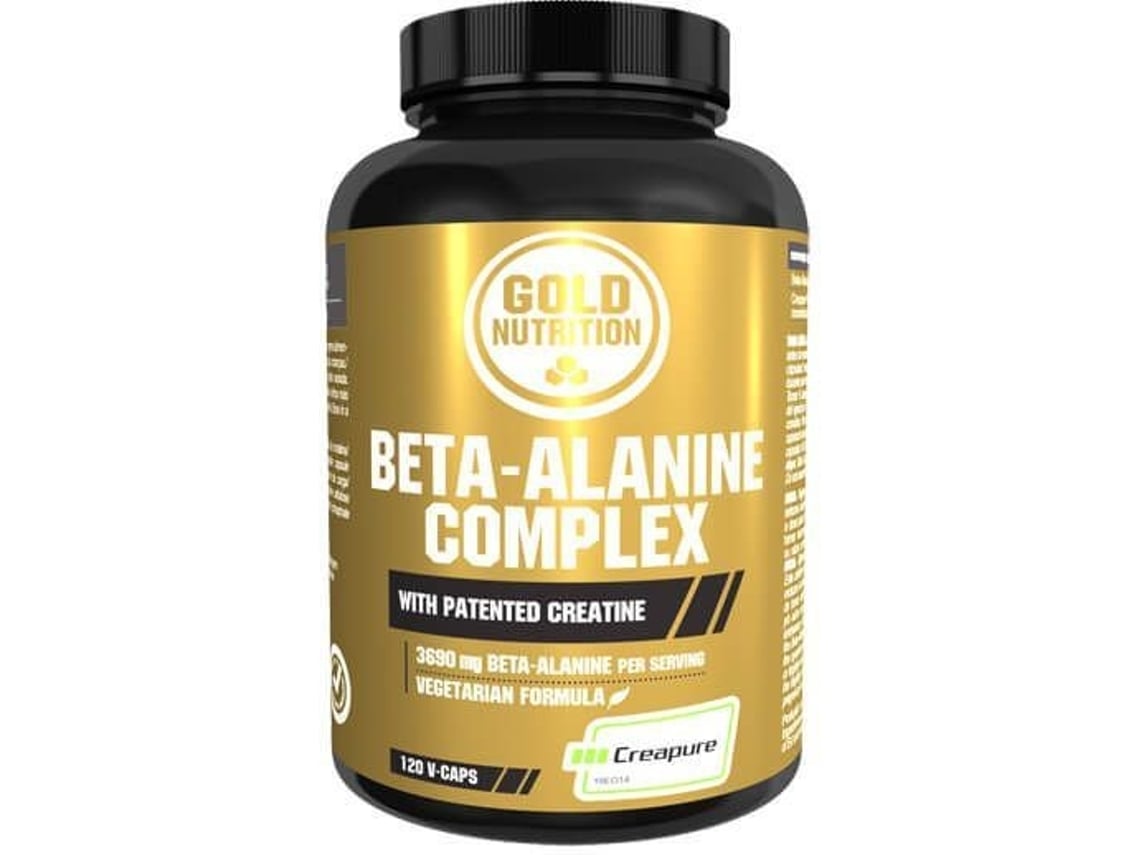 Suplemento Alimentar GOLDNUTRITION Beta - Alanine Complex 120 Cápsulas ...