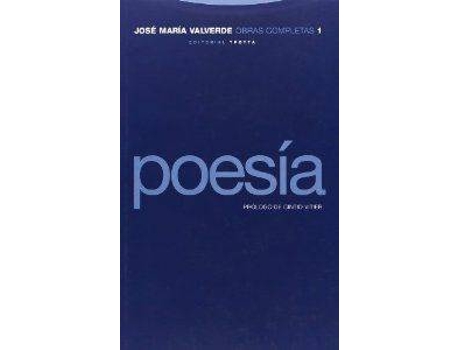 Livro Valverde Completas, 1 (T) Poesia de Alvaro Valverde (Espanhol)