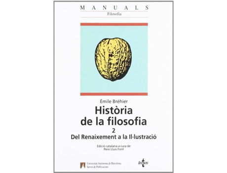 Livro Histÿria De La Filosofia. Vol. 2 de Émile Brähier (Catalán)