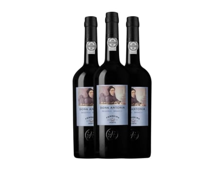 Vinho Fortificado SOGRAPE Ferreira Dona Antónia Branco Porto Reserva 0.75 L 3 Unidades