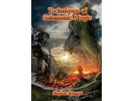 Livro techniques of solomonic magic de dr stephen skinner (inglês)