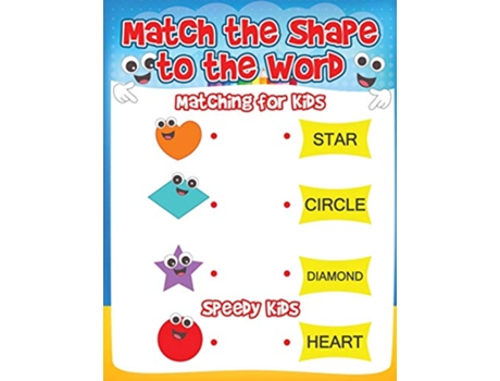 Livro Match the Shape to the Word Matching for Kids de Speedy Kids (Inglês)