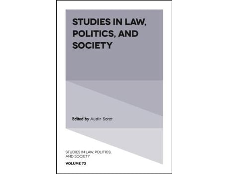 Livro studies in law, politics, and society de austin sarat (inglês)