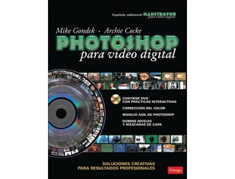 Livro Photoshop para vídeo digital de Archie Cocke Mike Gondek (Espanhol)