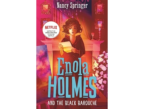 Livro Enola Holmes and the Black Barouche de Nancy Springer (Inglês)