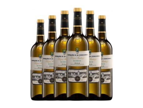 Vinho branco MARQUÉS DE LA CONCORDIA Santiago Blanco Rioja (0.75 L - 6 Unidades)