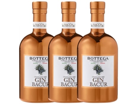 Gin BOTTEGA GOLD Bottega Gold Gin Bacur (0.5 L - 3 unidades)