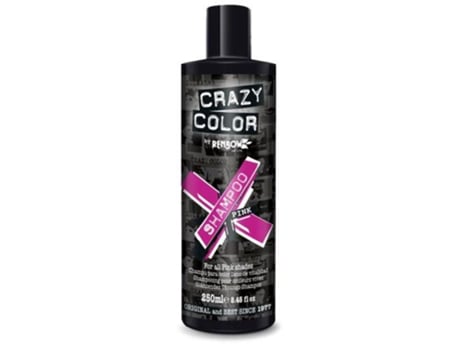 Crazy Color Pink Shampoo Unisexo Não-Profissional Champô 250 Ml