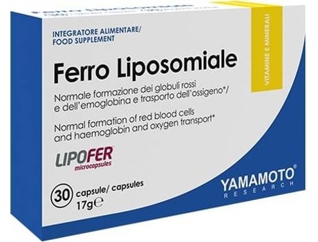 Suplemento Alimentar YAMAMOTO NUTRITION Ferro Liposomiale (30 cápsulas)