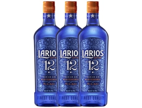 Gin LARIOS Larios 12 (0.7 L - 3 unidades)