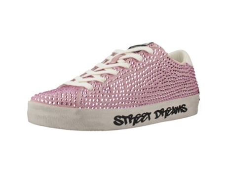 Sapatos de Mulher CRIME LONDON Distressed Tecido Rosa (40)