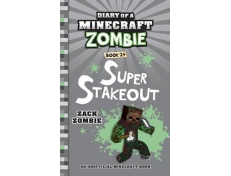 Livro Diary of a Minecraft Zombie Book 24 Super Stakeout de Zack Zombie (Inglês)