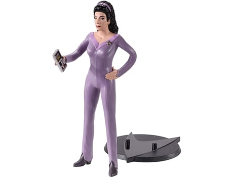 Figura THE NOBLE COLLECTION Deanna Troi Star Trek The Next Generation Flexível  (19 cm)