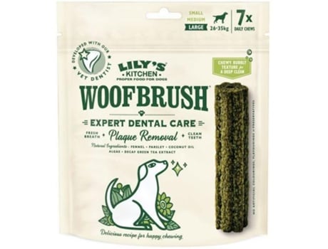 Woofbrush Snack Dentário para Cães Grandes 329 gr 