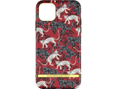 Capa para Iphone Leopardo Vermelho  11 Pro Max