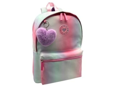 Mochila Escolar BLIN-BLIN Kuky (Cor de Rosa)