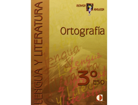 Livro Cuaderno Ortografia 3ºeso Repasa Y Aprueba de AaVv (Espanhol)