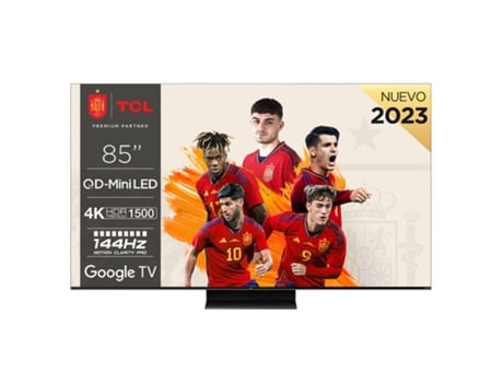 TV MiniLed TCL 85C805 4K QLED + Google TV