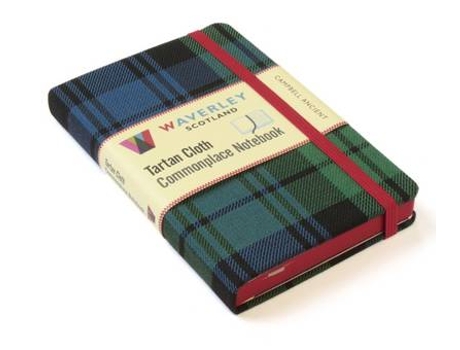 Livro waverley (m): campbell ancient tartan cloth commonplace pocket notebook de designed by waverley scotland (inglês)