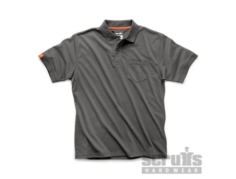 SCRUFFS T55419 Polo Eco Worker Color Gris