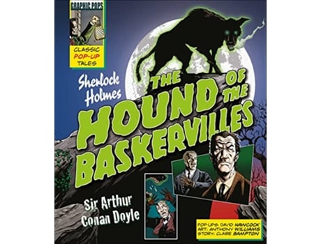 Livro Classic PopUps Sherlock Holmes The Hound of the Baskervilles de Sir Arthur Conan Doyle (Inglês - Capa Dura)