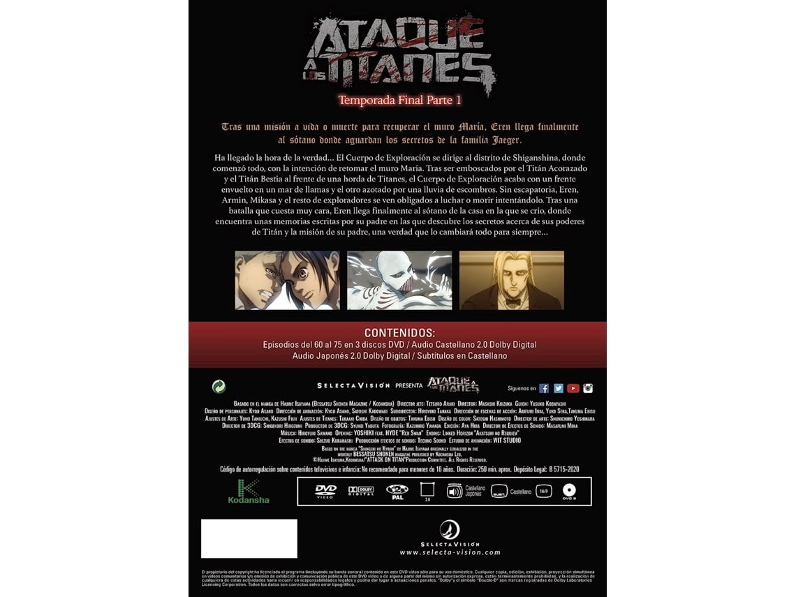Dvd Ataque Dos Titans