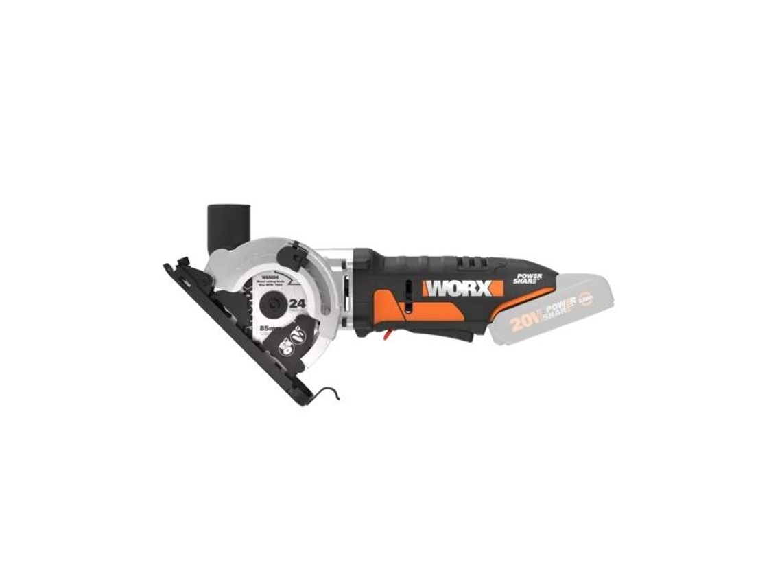 Serra circular de m o Worxsaw 20V Worx Sem bateria e sem