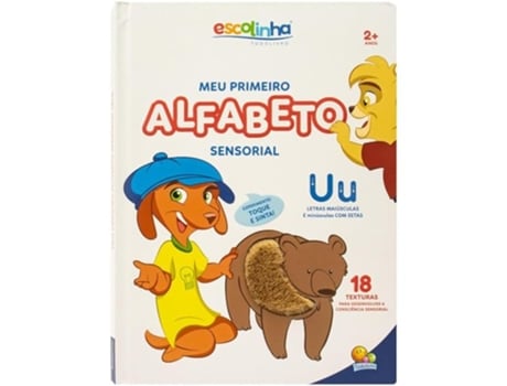 Livro Escolinha Meu Primeiro Alfabeto Sensorial Tátil de Todolivro (Português)