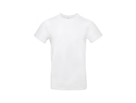 T-shirt para Homem B&C (3XL - Algodão - Branco)