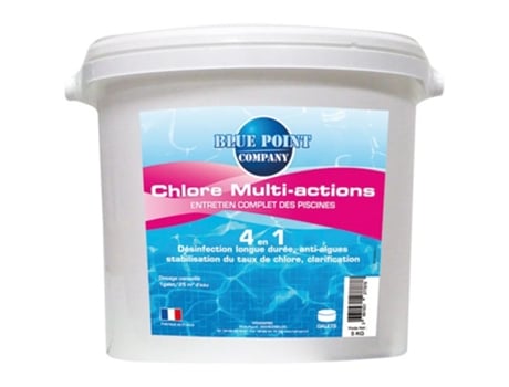 Cloro 4 em 1 Rolo Multiação 5Kg 250G 6201902 BLUE POINT COMPANY