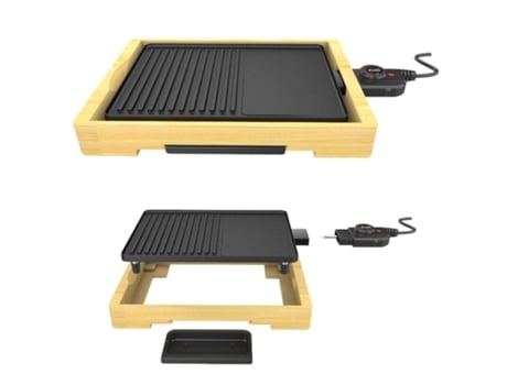 Plancha asar bambu 2000w 7404