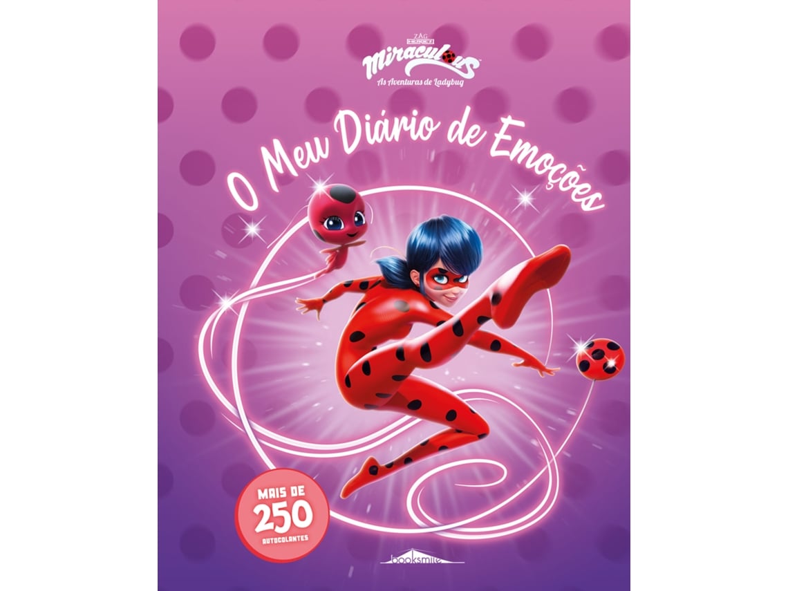 Livro Miraculous: As Aventuras de Ladybug: O Meu Diário de Emoções de  Vários (Português) | Worten.pt