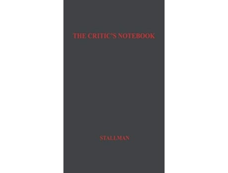 Livro The Critics Notebook de Virginia Stallman (Inglês)