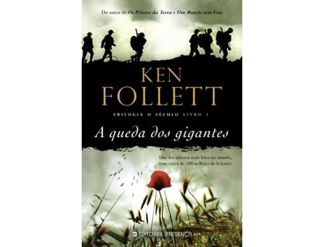 Livro A Queda dos Gigantes de Ken Follett (Português - 2010)