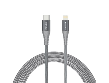 Nevox 1884 Lightning Cable 0.5 M Grey Silver