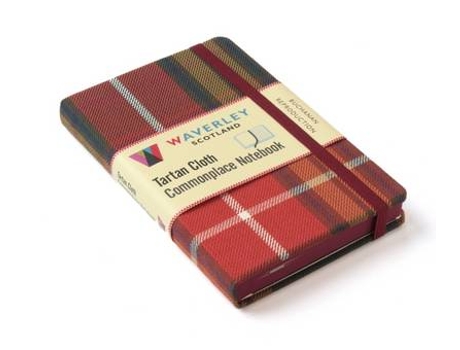 Livro waverley (m): buchanan tartan cloth commonplace notebook de waverley scotland (inglês)