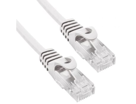 Cable de red Rj45 utp Phasak phk 1552 Cat.6/ 25cm/ Gris