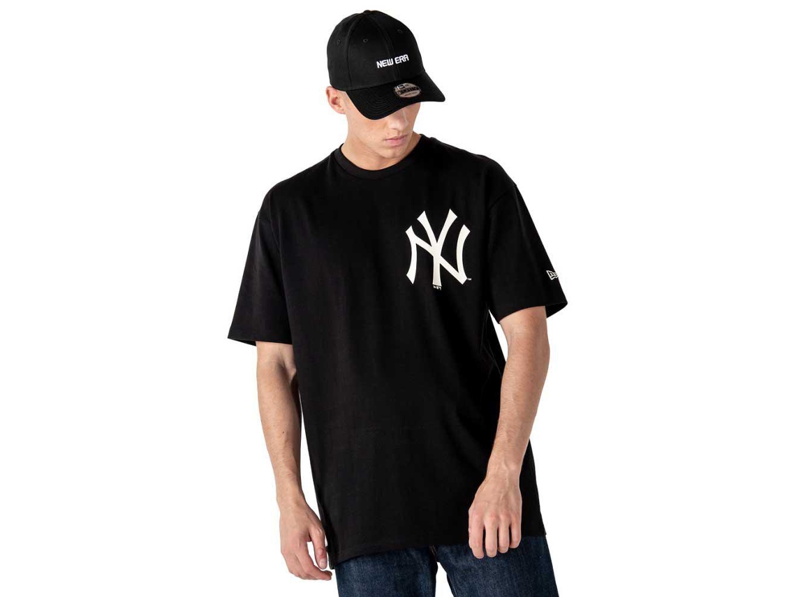 T-shirt New Era Mlb Big Logo Oversized New York Yankees (blk)