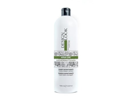 Shampoo Reestruturante Acido Hialuronico e Colageno Repair Care 1 L Design Look