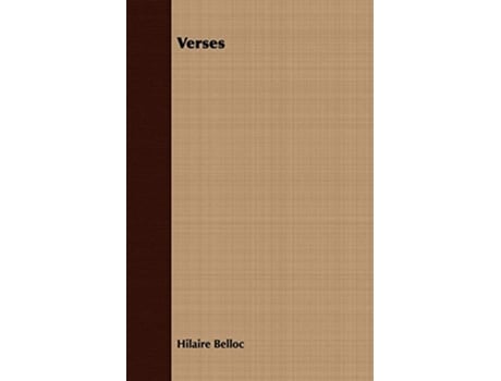 Livro Verses de Hilaire Belloc (Inglês)