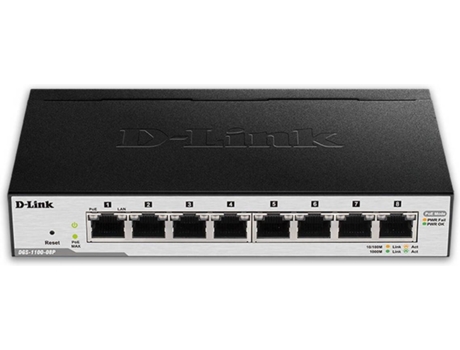 Switch  DGS-1100-08P 8 p 10 / 100 / 1000 Mbps