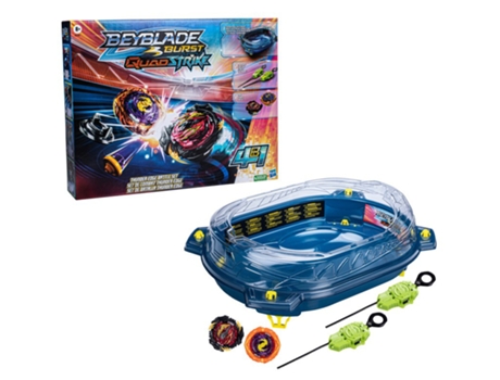 Batalha 4 Peões Tornado Compatível Beyblade Wild Top Arena - Carrefour