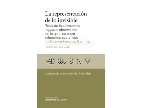 Livro La Representación De Lo Invisible de Etienne-François Geoffroy (Espanhol)